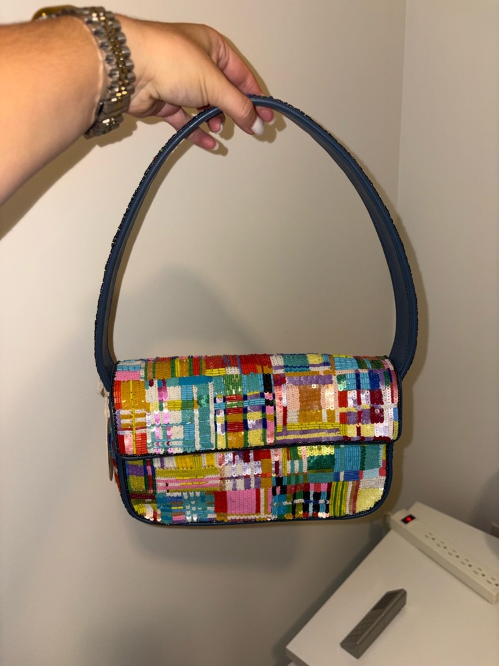 STAUD Tommy Beaded Bag - Multicolor - Picture 2 of 8